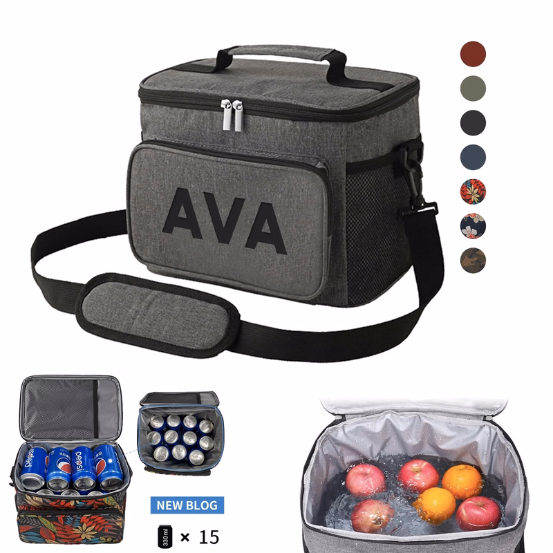 Oxford Insulated Lunch Cooler Bag