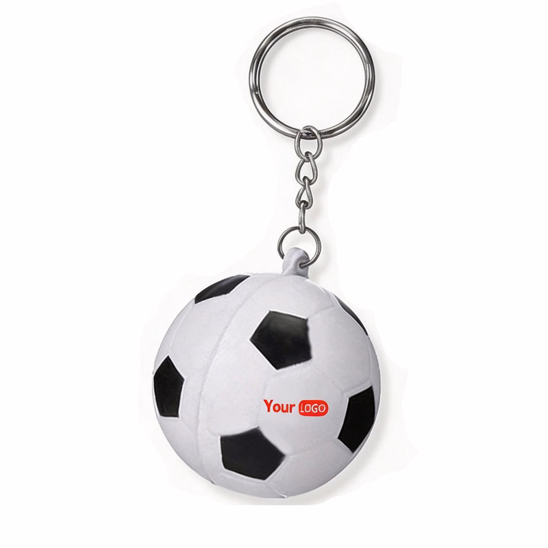 Keychain Soccer Stress Ball