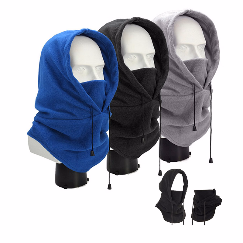 Polar Fleece Windproof Ski Face Mask Hat