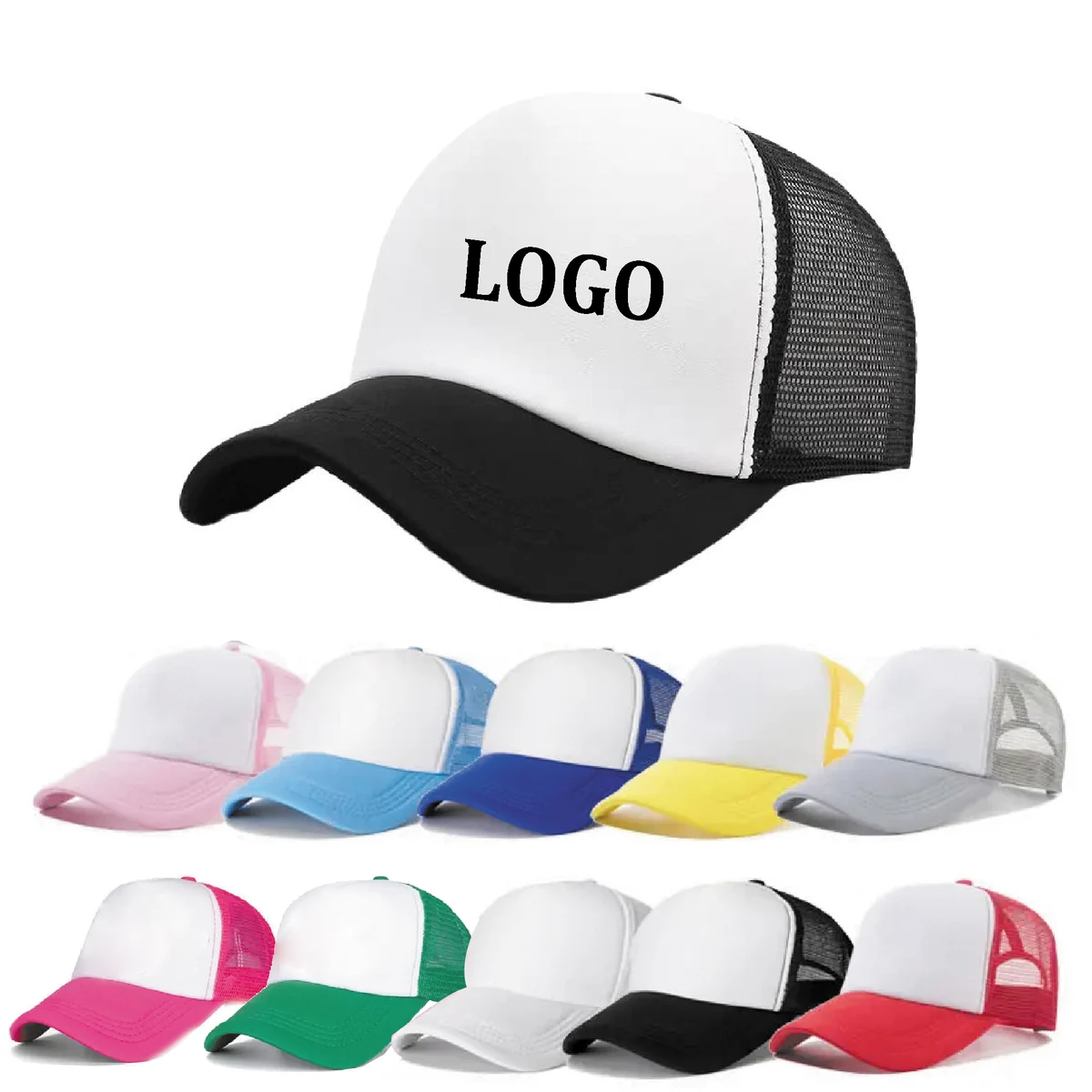 Customizable Breathable Mesh Back Trucker Hat 1