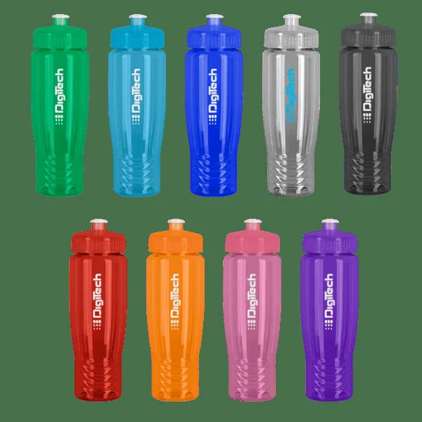 SAHARA 28 oz. Eco-Polyclear™ Sports Bottle with Push/Pull Lid 1
