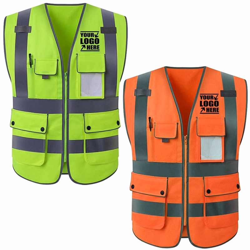 Multi Pockets High Visibility Safety Vest