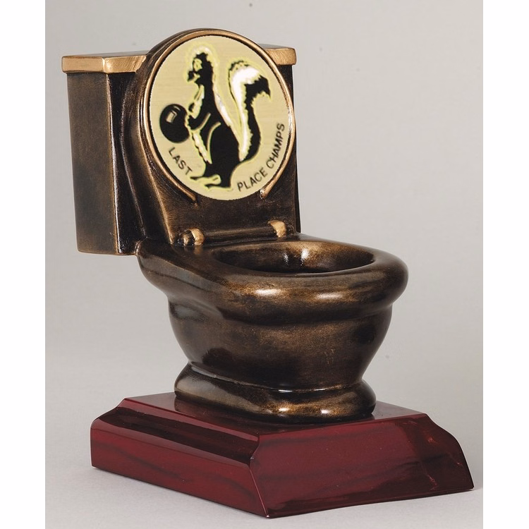 2" Insert Holder 5" Tall Toilet Stand Award