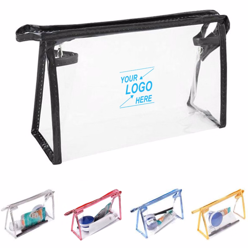 Transparent Travel Tolietry and Coesmetic Pouch