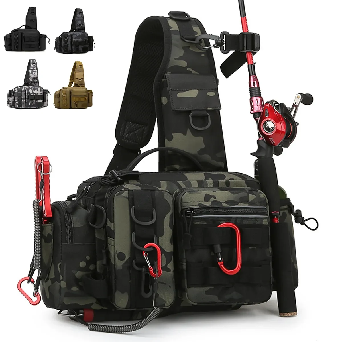 Fishing Hunting Tackle Bag Fanny Pack Waterproof Waist 1