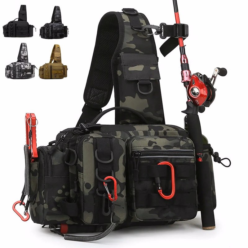 Fishing Hunting Tackle Bag Fanny Pack Waterproof Waist