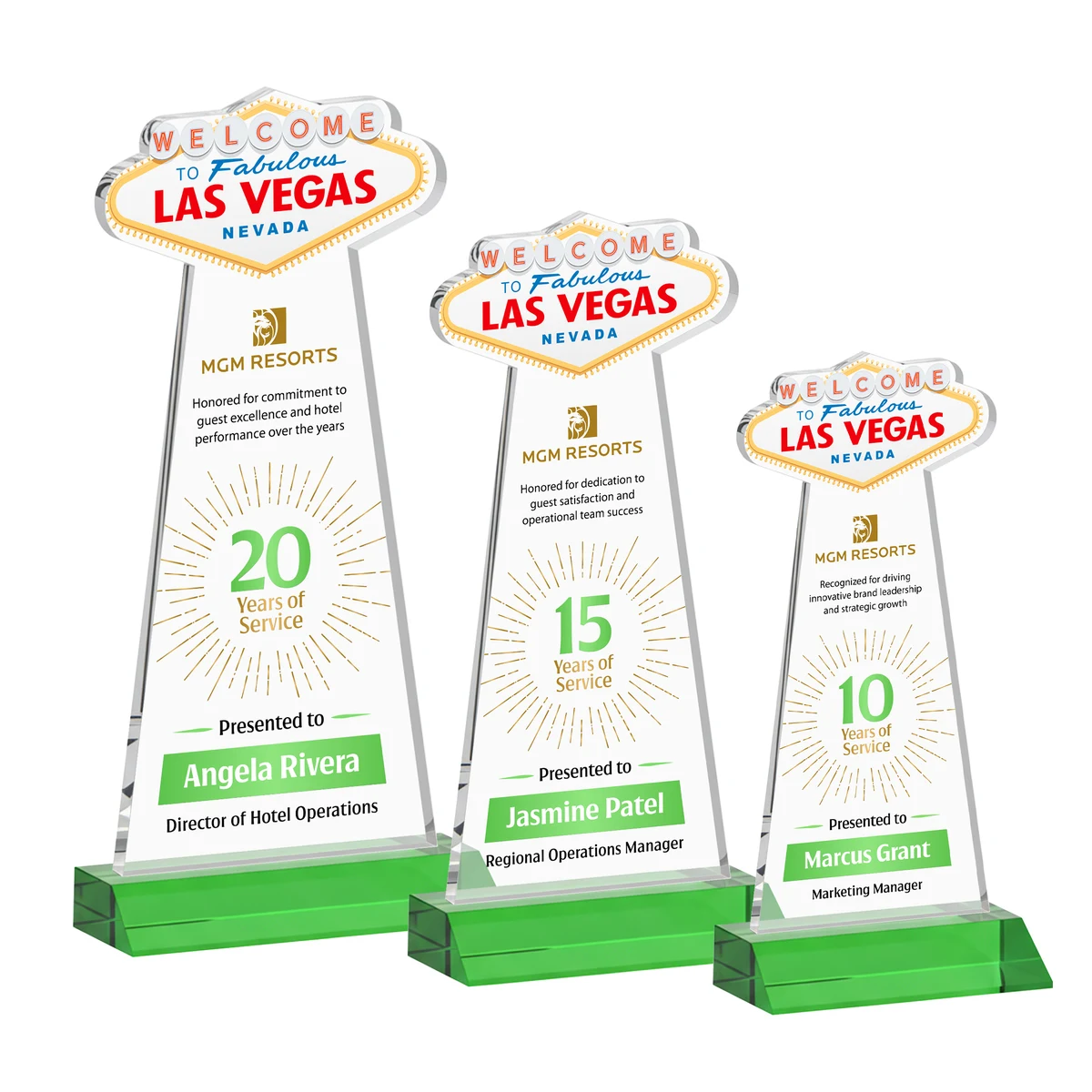 Las Vegas VividPrint™ Award - Green 1
