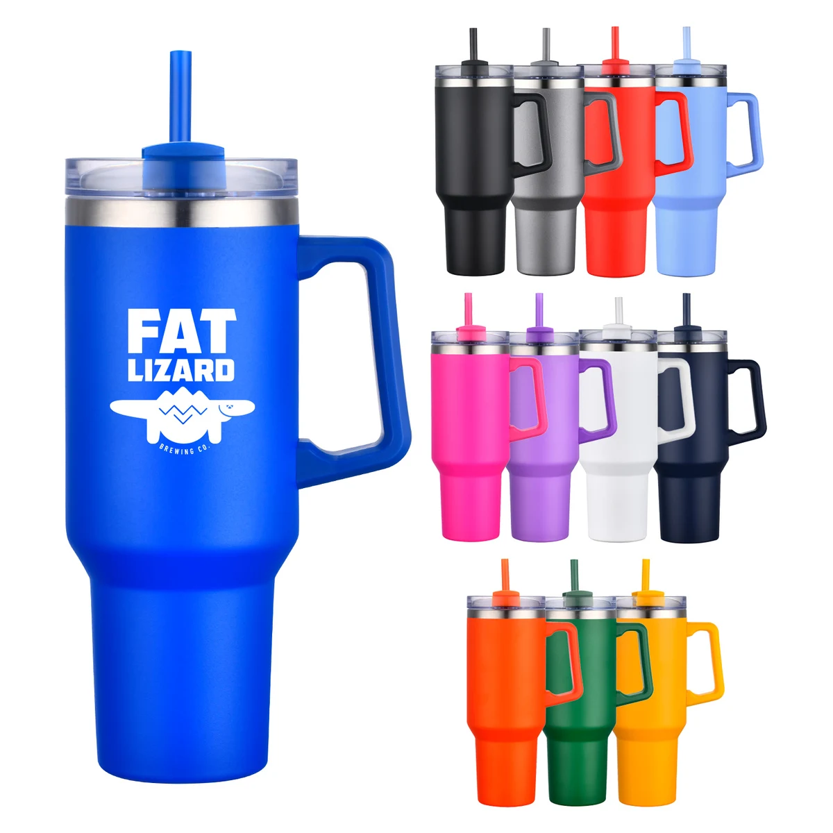Big Stan 40 oz Travel Mug with Straw 1