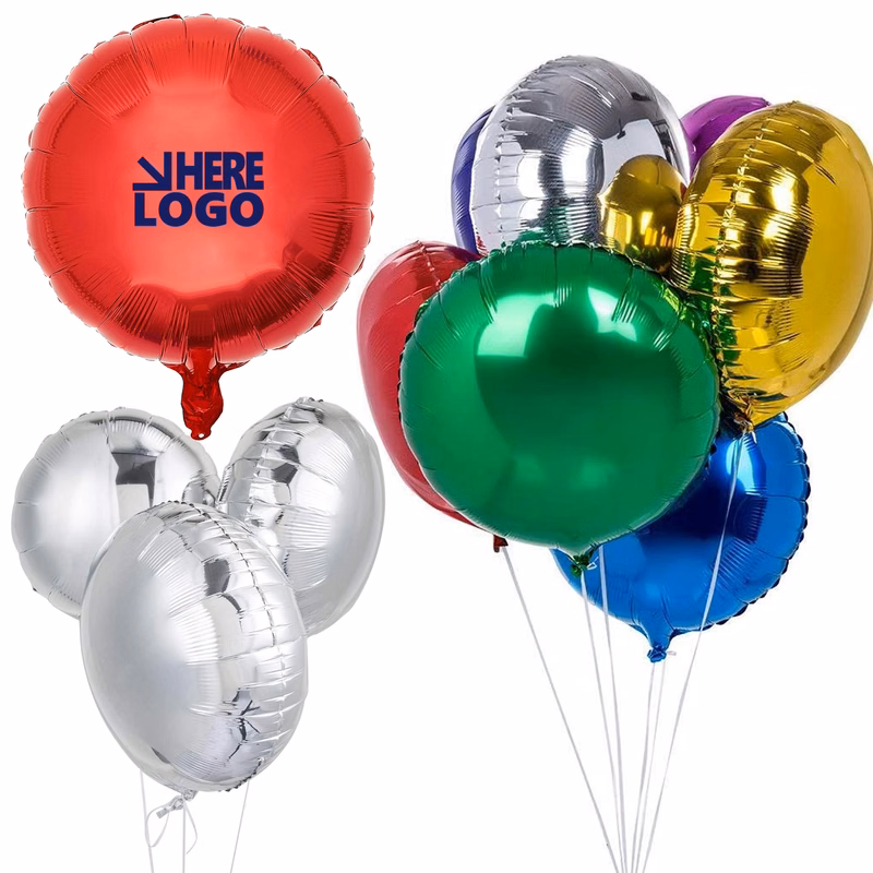 18" Round Shape Foil Balloons