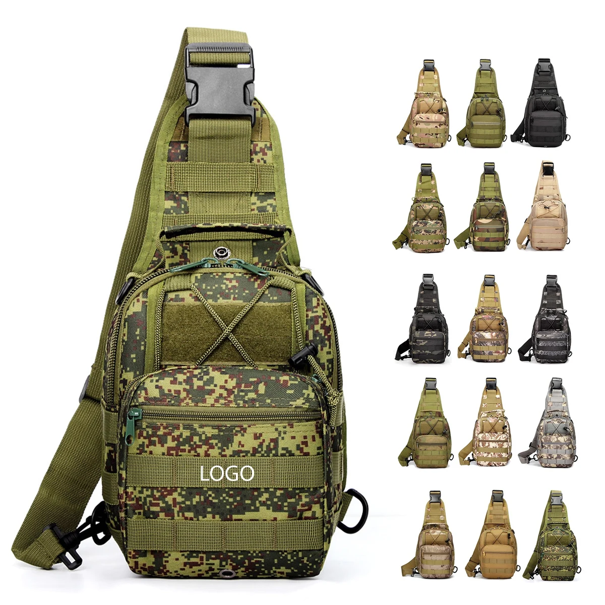 600D Oxford Outdoor Versatile Tactical Chest Bag 1