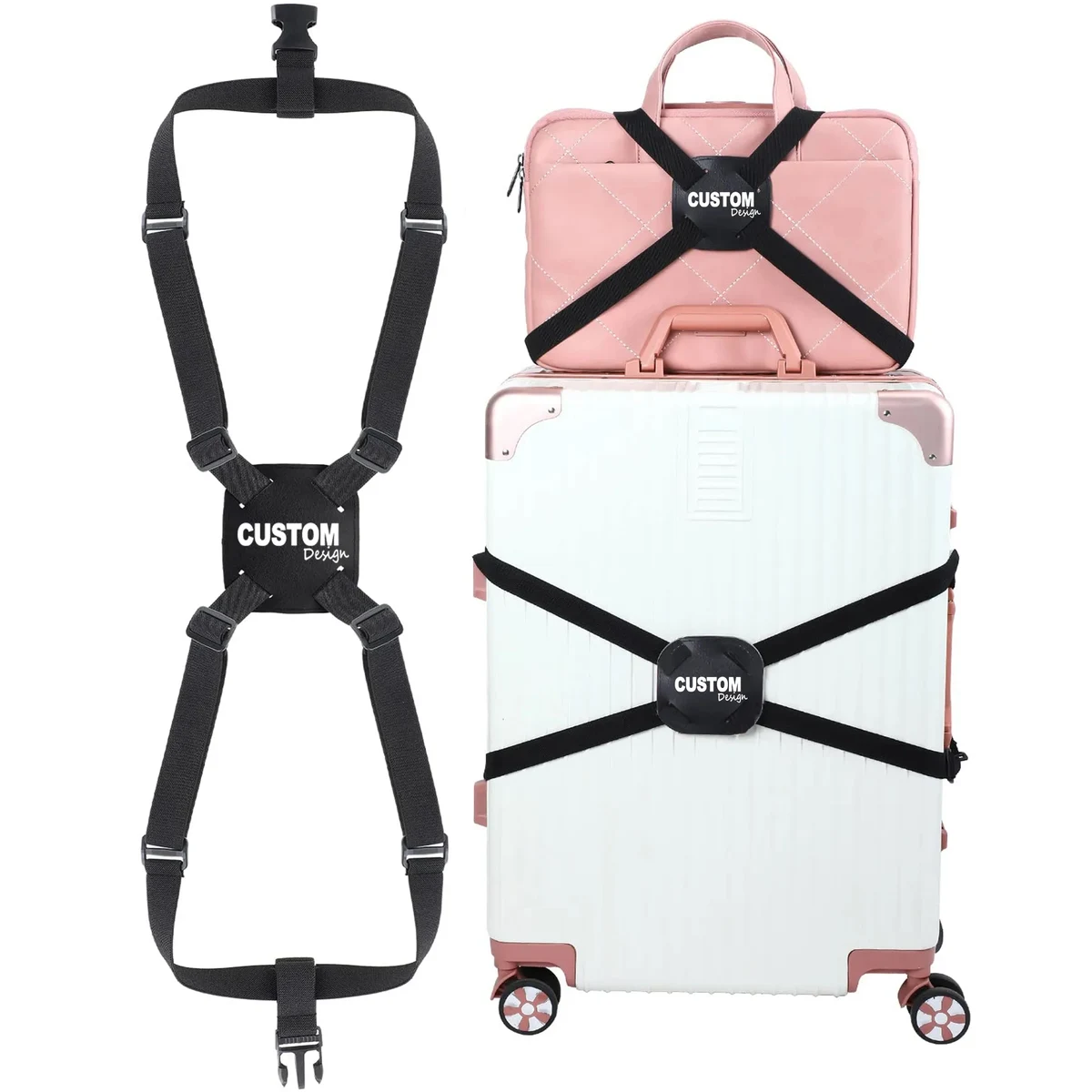 Adjustable Luggage Cross Strap Belts 1