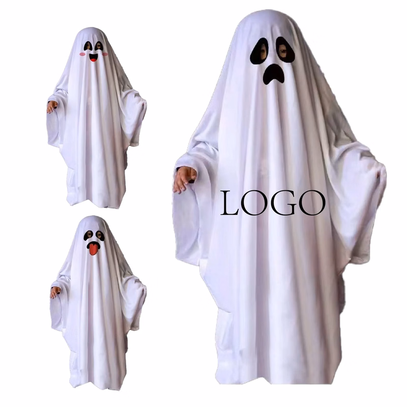 Custom Halloween horror dress up children's Ghost Cape