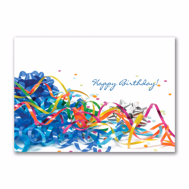 Party Confetti Birthday Card