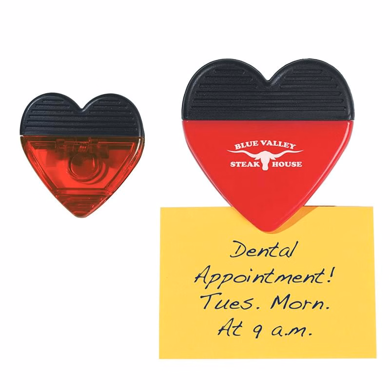 Heart-Shaped Note Clip
