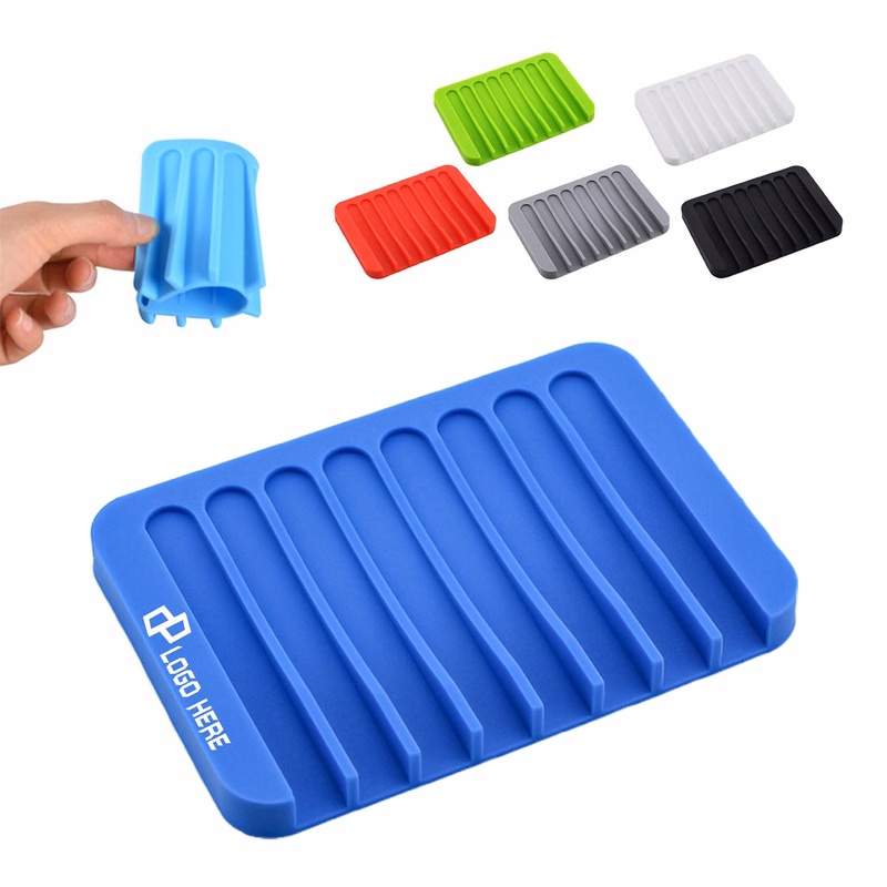 Silicone Soap Dish Bathroom Shower Holder