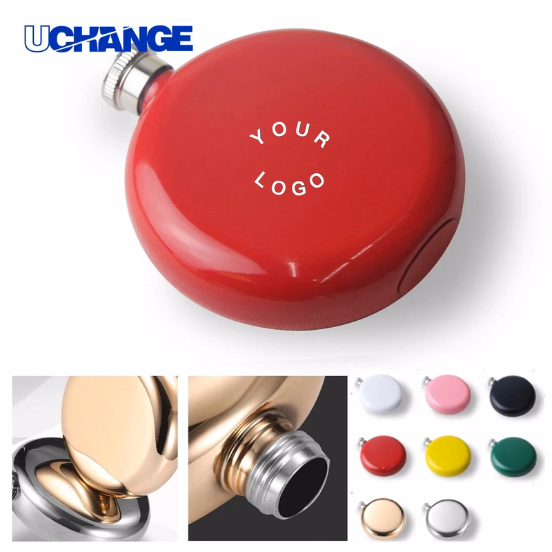 Stainless Steel Hip Flask Bottle 5oz with Screw Lid