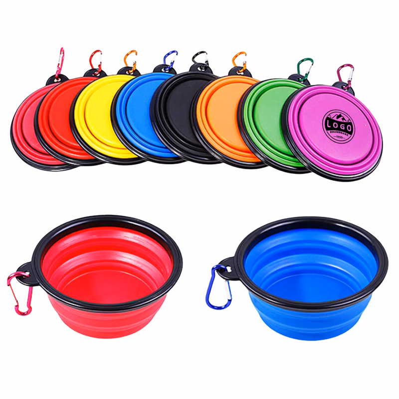 MOQ20 TPE Folding Soft Pet Dog Bowl