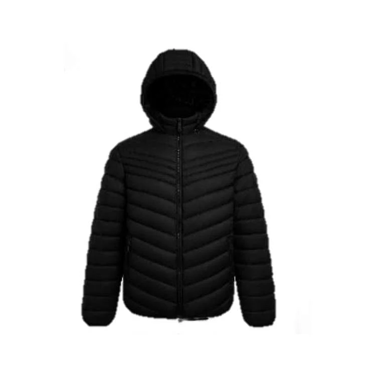 Men's Berber Lined Puffer Jackets Black S-2X 1