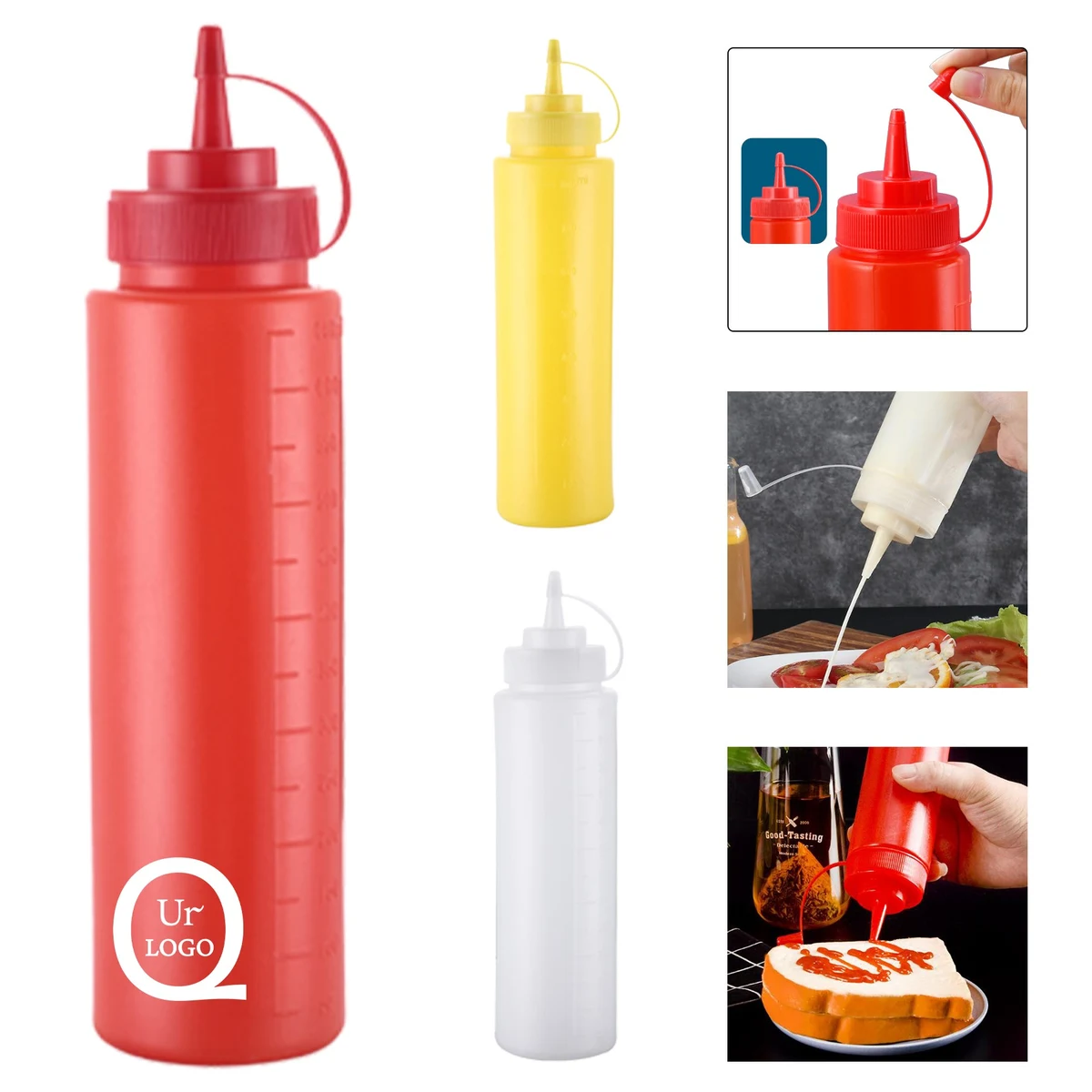 24 Oz Kitchen Sauce Squeeze Bottle 1
