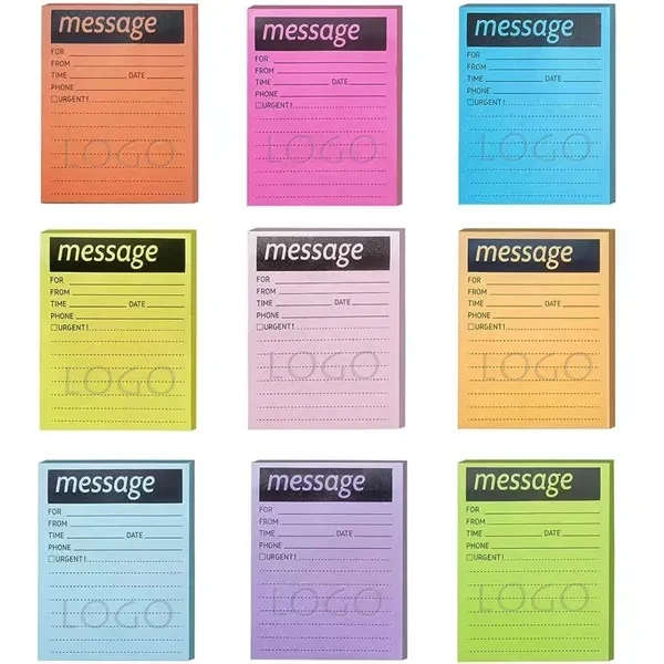Telephone Message Sticky Notes Pads for Desk, Travel and Daily Use 1