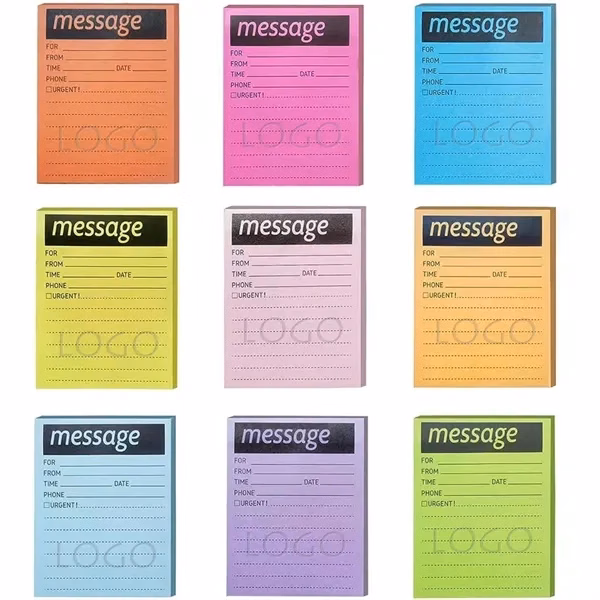 Telephone Message Sticky Notes Pads for Desk, Travel and Daily Use