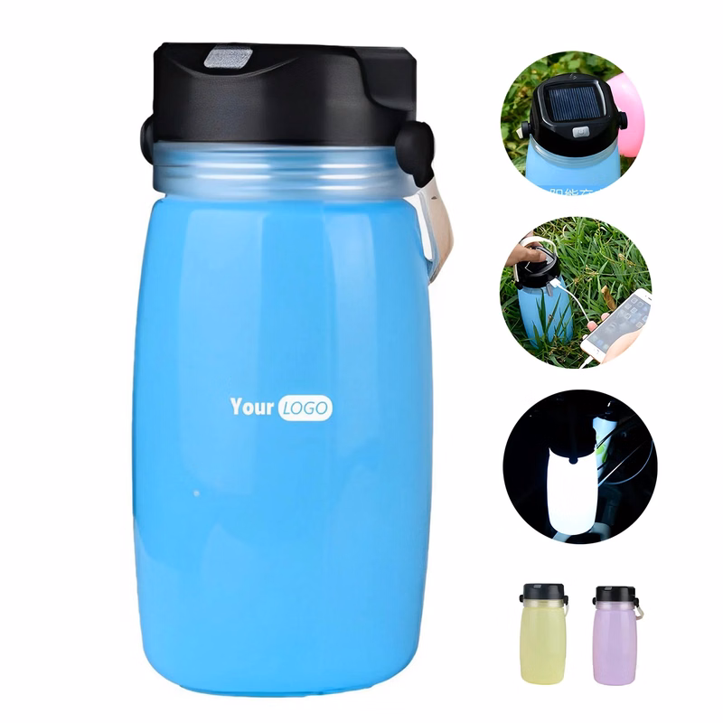 Silicone New Solar Fluorescent Outdoor Charging Kettle