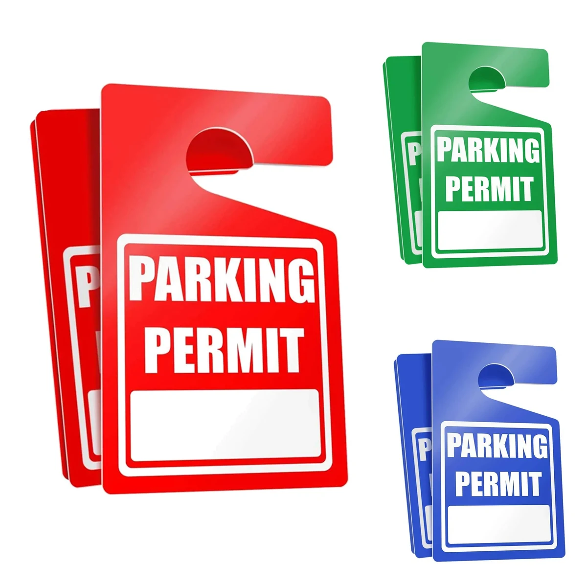Parking Permit Hang Tags 1