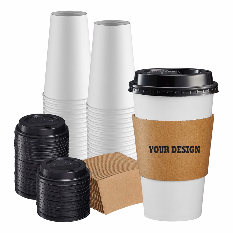 Kraft Paper Coffee Cup Sleeves
