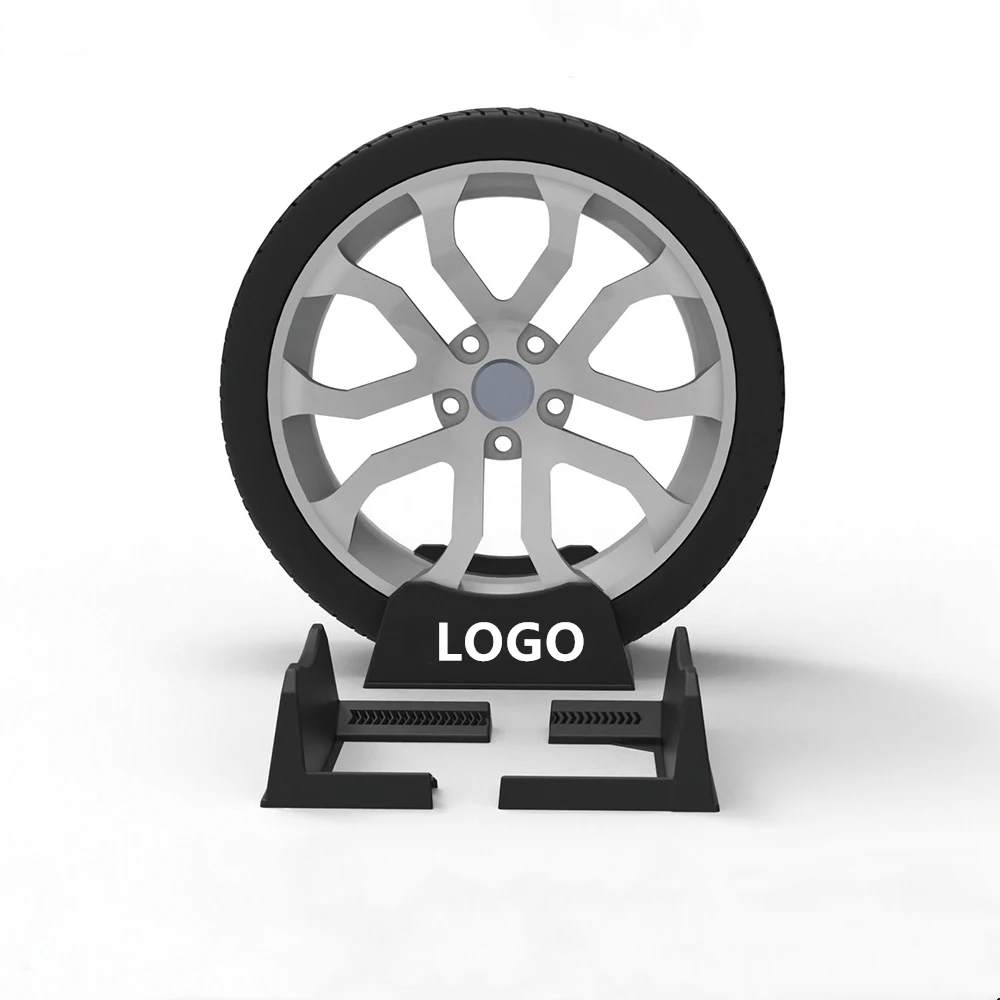 Custom Adjustable Tire Display Stand 1