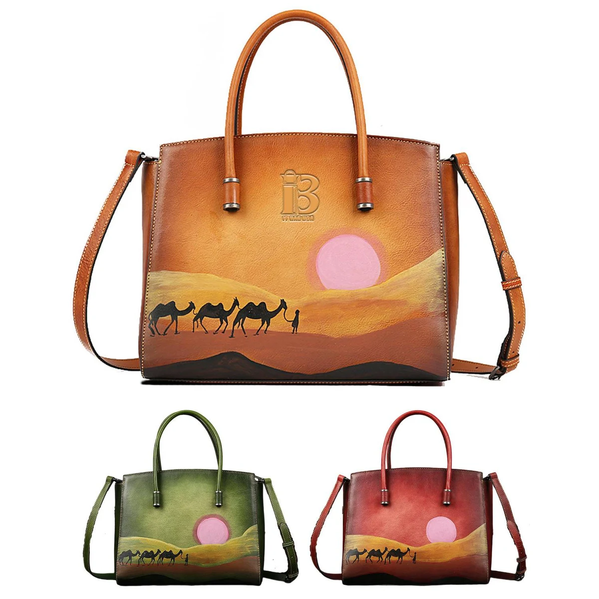 Genuine leather crossbody bag handbag 1