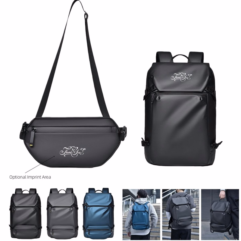 Travel Backpack with Removable Belt Bag