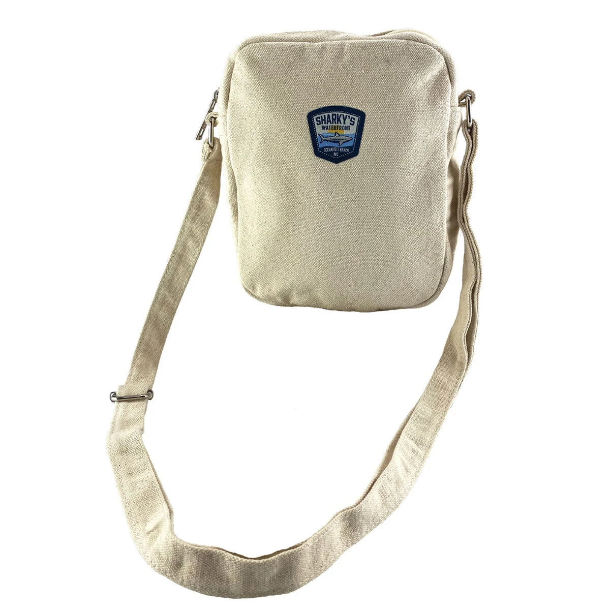 Canvas Crossbody Bag w/ Woven Patch (Discontinued) 1