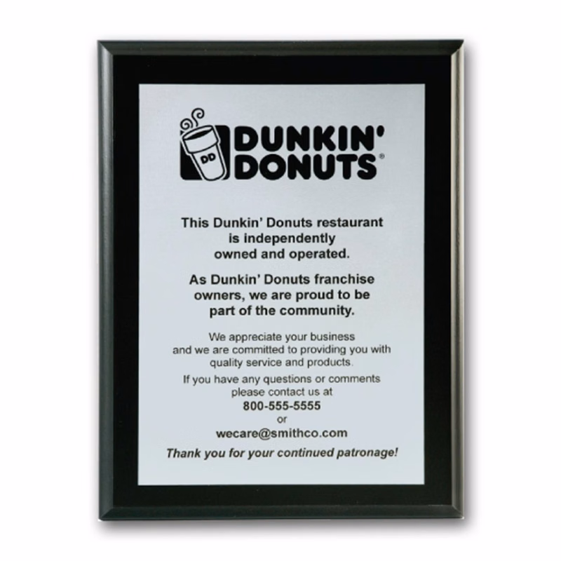 Screenprint Aluminum - Ebony