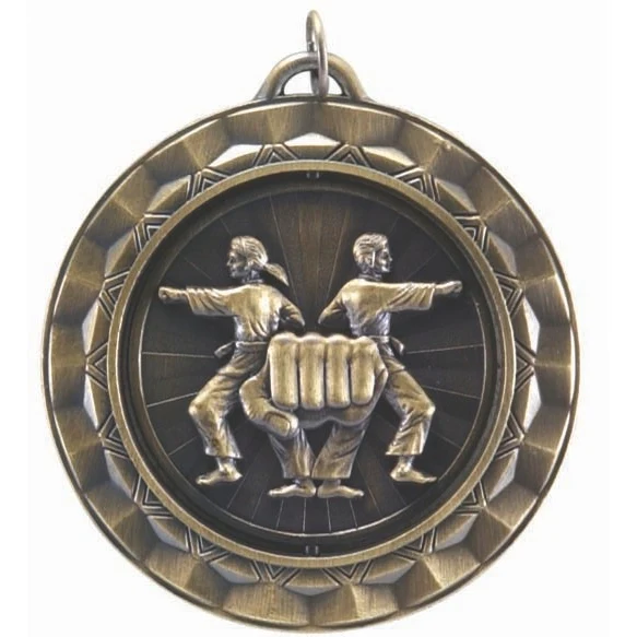 Karate Spinner Medal, 2 5/16" 1