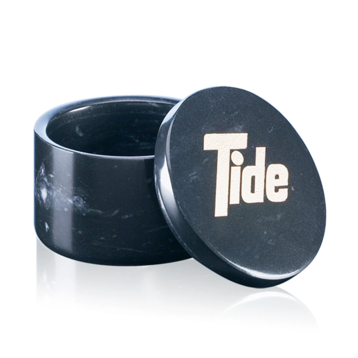 Round Box - Black Marble 1