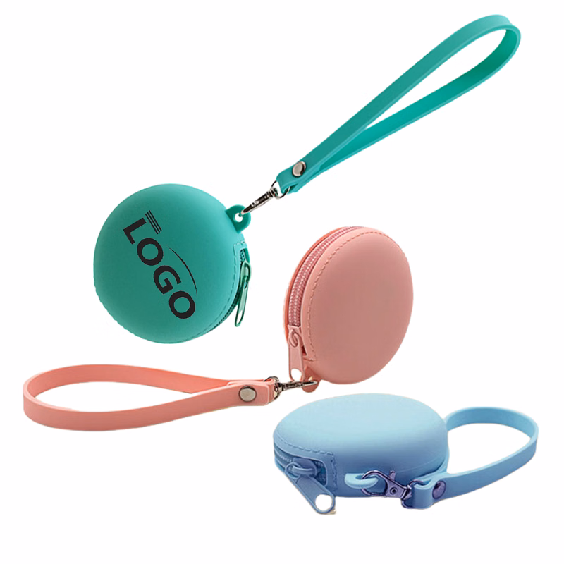 Circular Silicone Change Purse