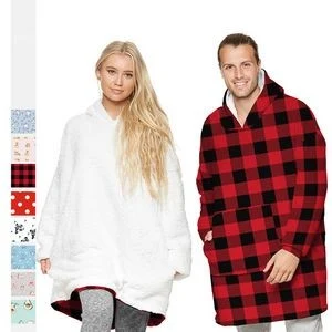 Reversible Weart Blanket Hoodies, custom hoodie or sweatshirt with logo imprint 1