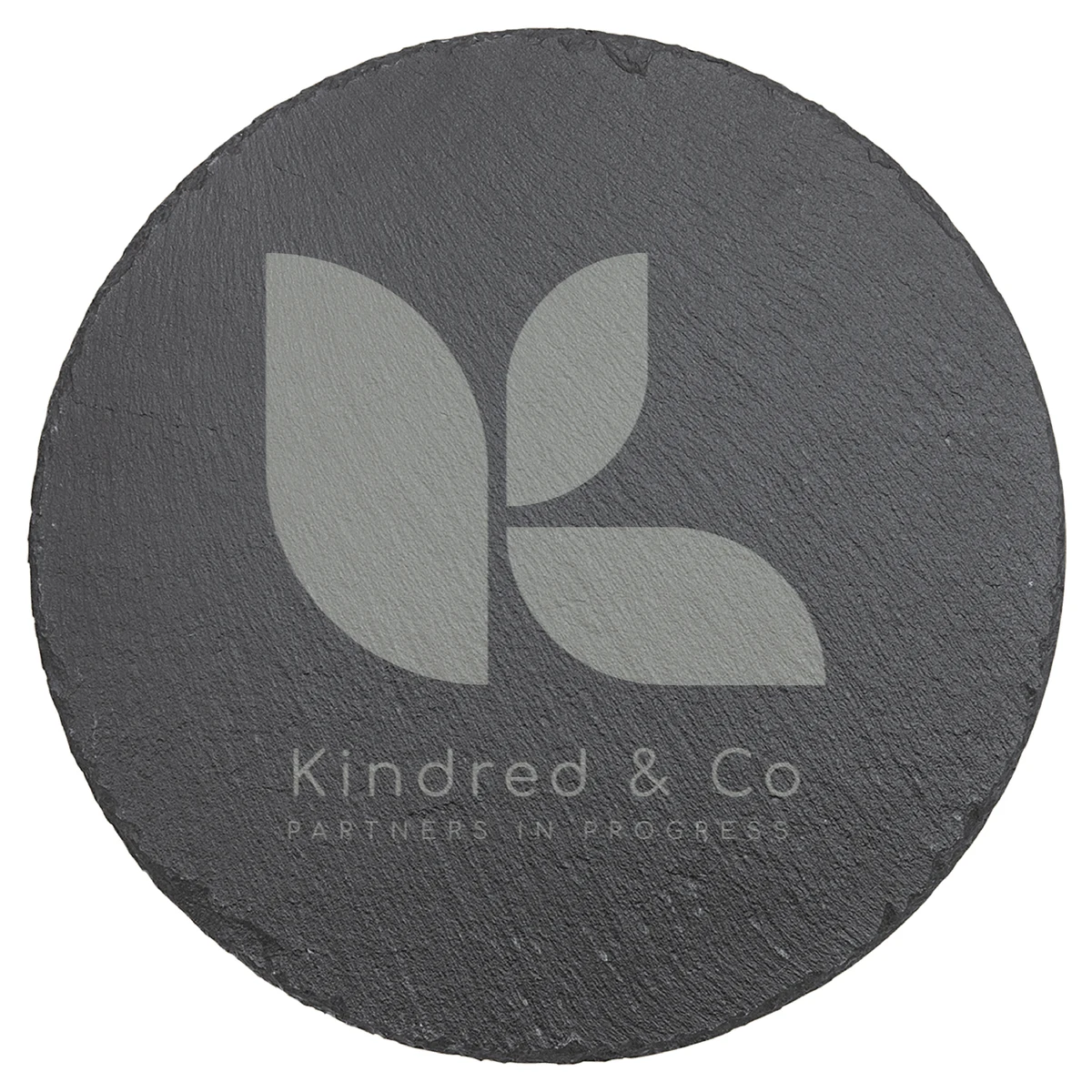 9" Round Slate Decor with Foam Pads 1