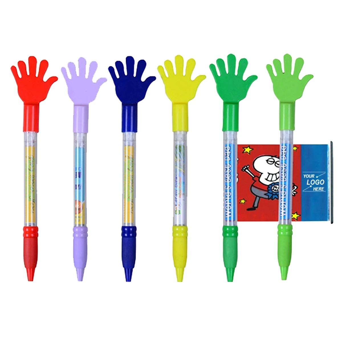 Hand Shaped Ballpoint Pen w/Banner 1