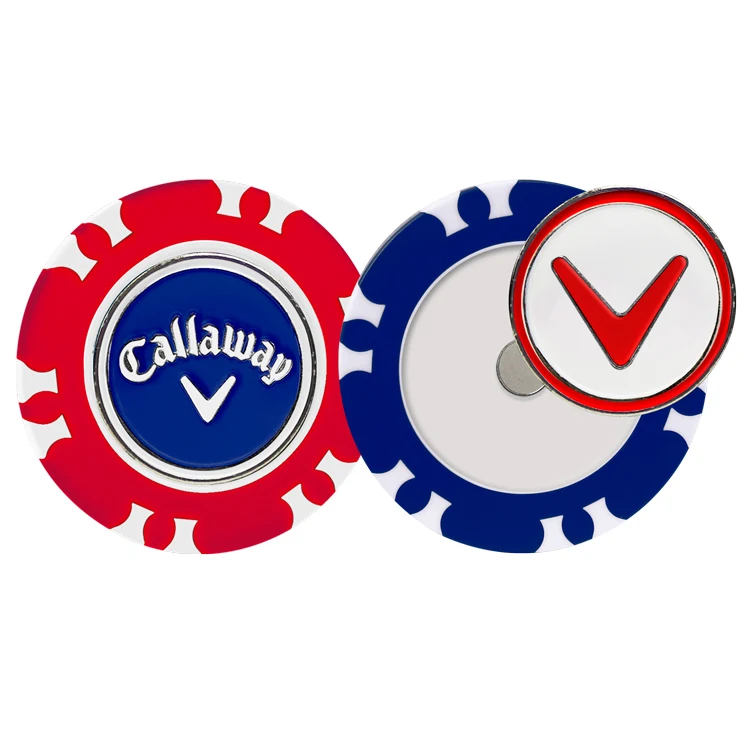 Callaway Dual-Mark Poker Chip Ball Marker (2-Pack) 1