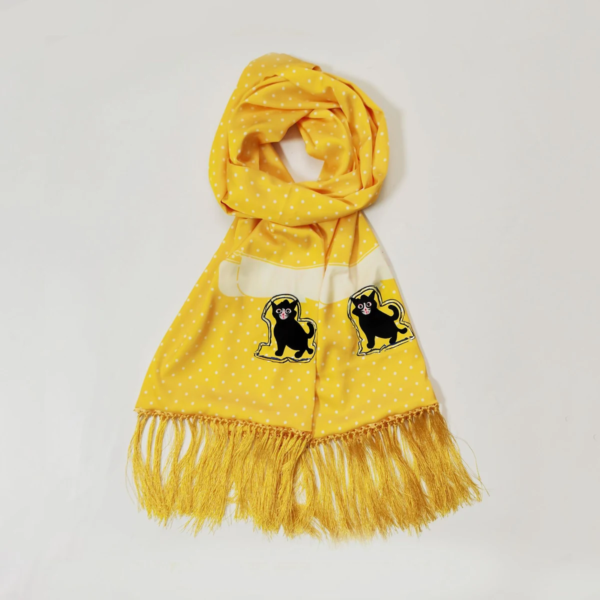 5FT Double-Layer Tassel Scarf For Woman 1