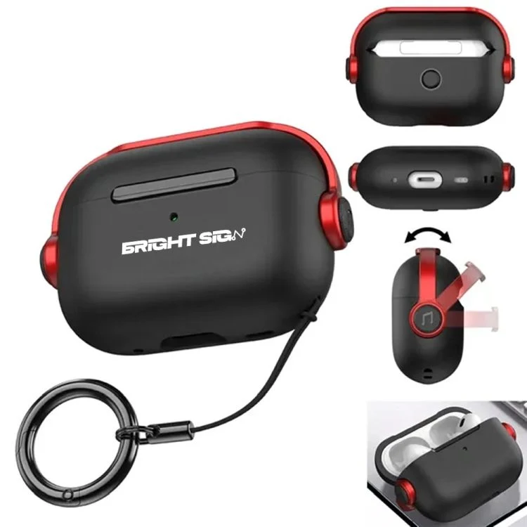 TPU AirPods Pro Case with Carabiner Keychain 1