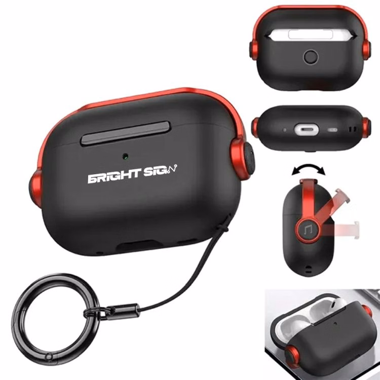 TPU AirPods Pro Case with Carabiner Keychain
