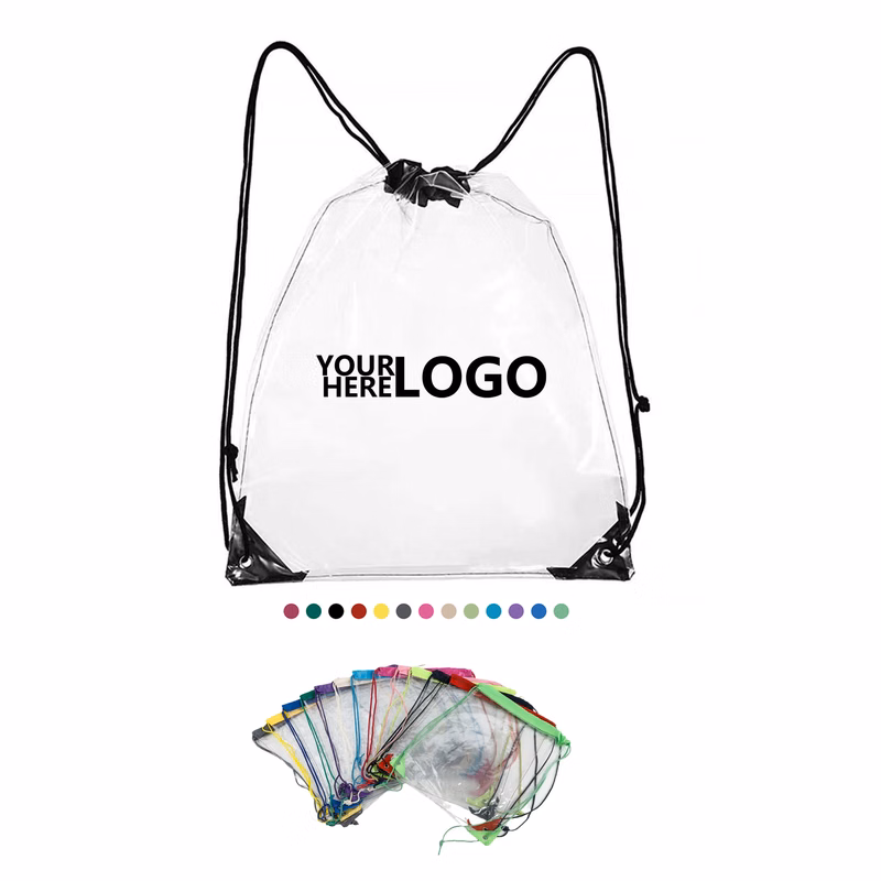 Clear Drawstring Bag
