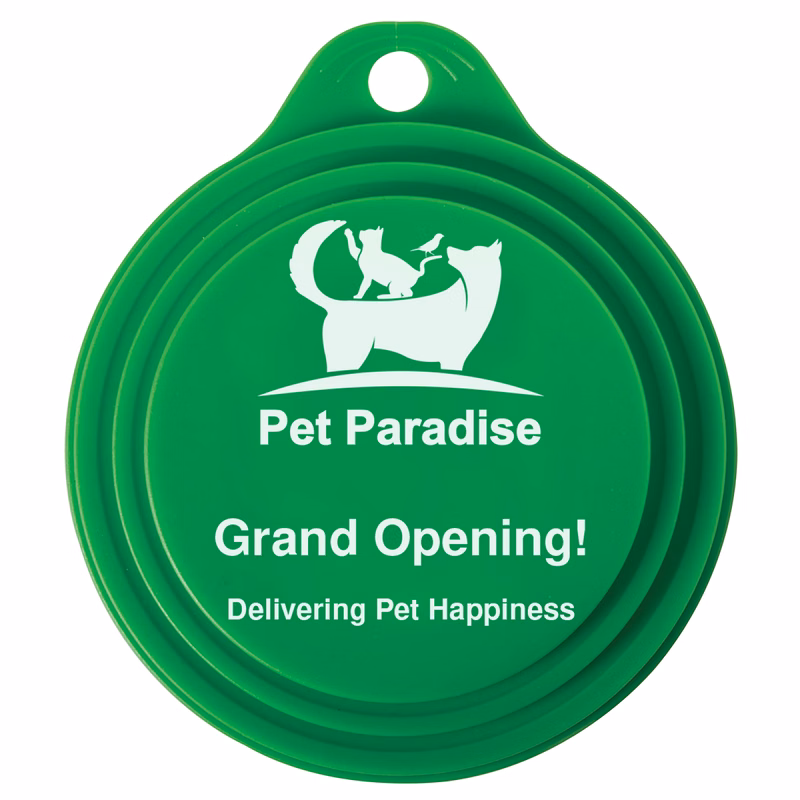 Green Pet Canned Food Lid (3.375" x 0.5")