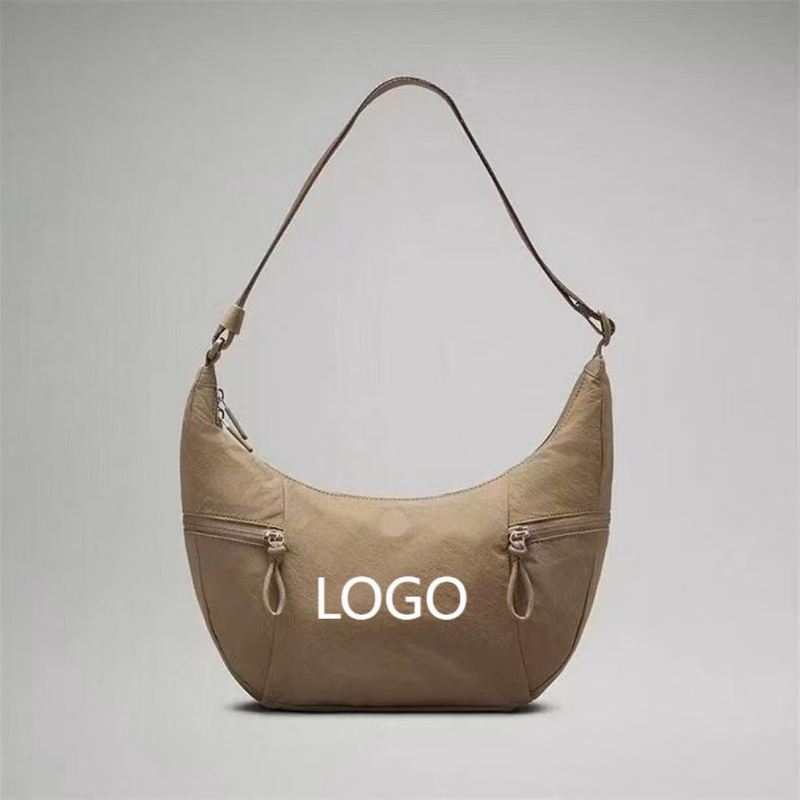 Custom Logo Nylon Horn Shoulder Bag