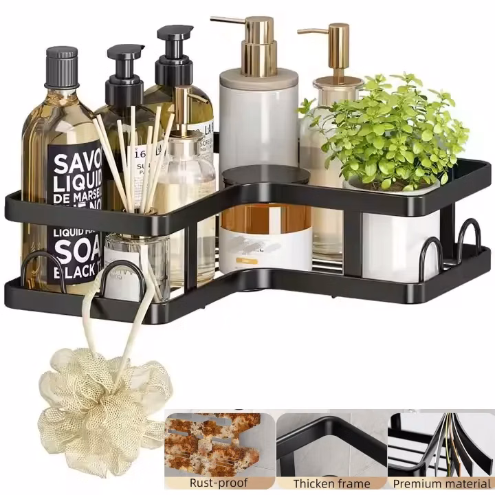 Non Punch Corner Shower Caddy