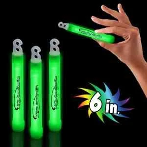 Green 6" Premium Glow Light Stick 1