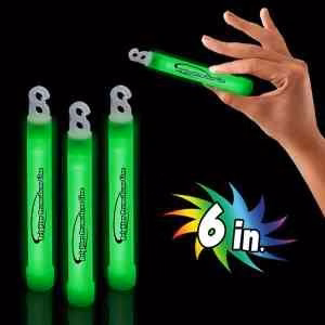 Green 6" Premium Glow Light Stick