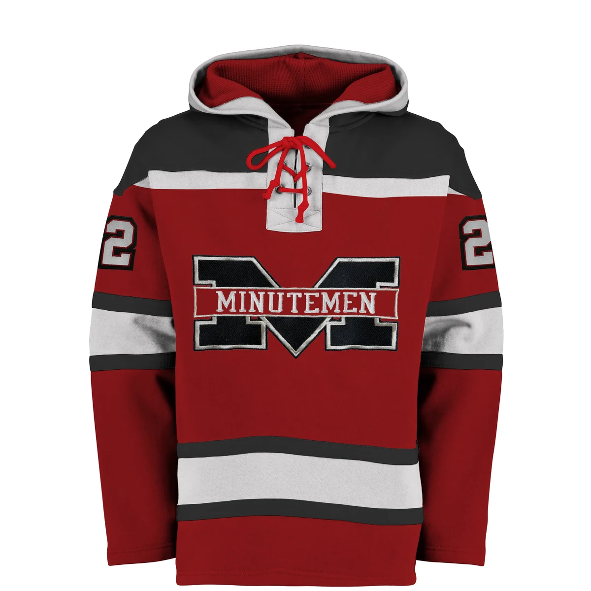 Custom Sewn Hockey Hoodie, custom hoodie or sweatshirt with logo imprint 1